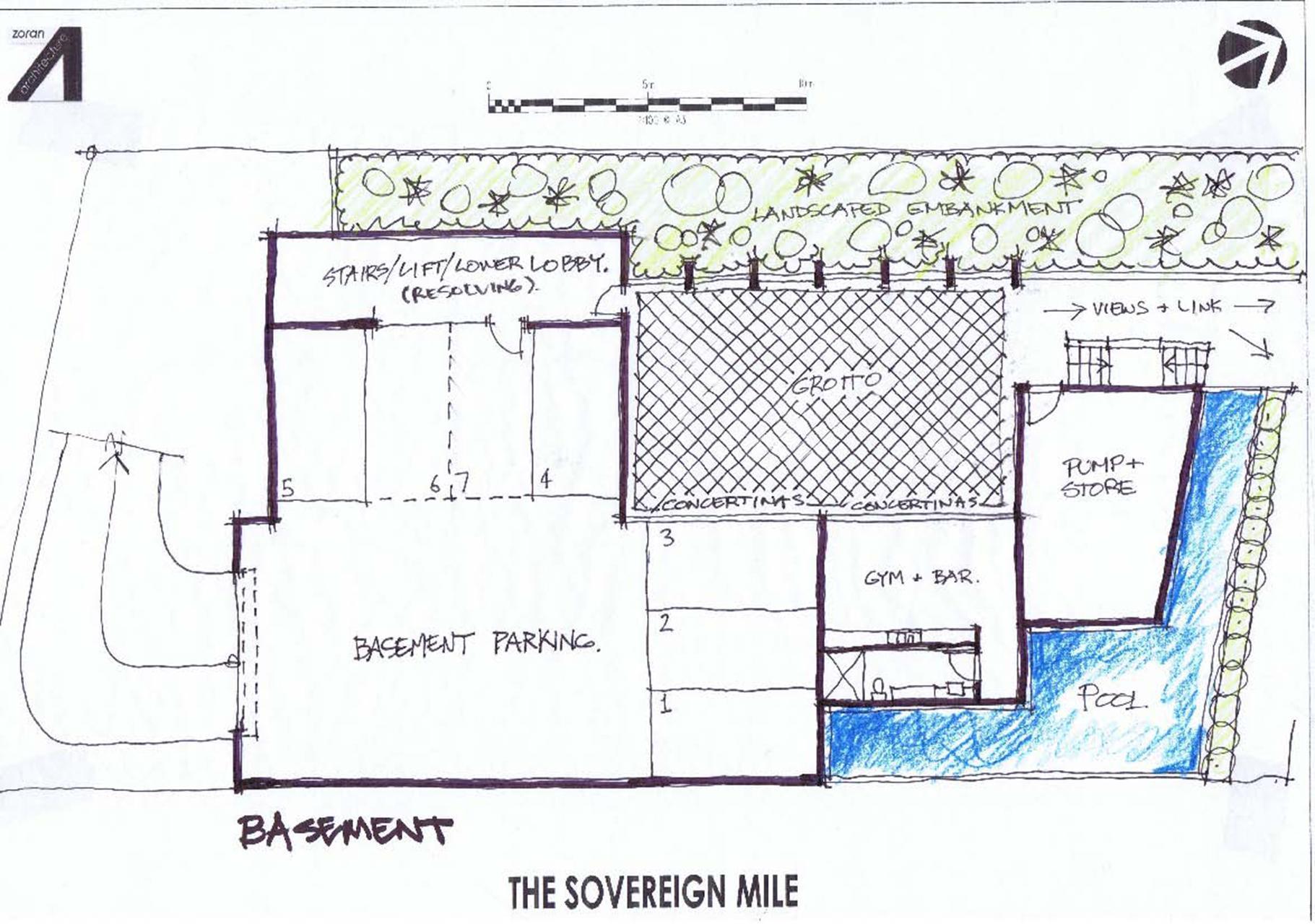 concept 1 - basement (level 0)
