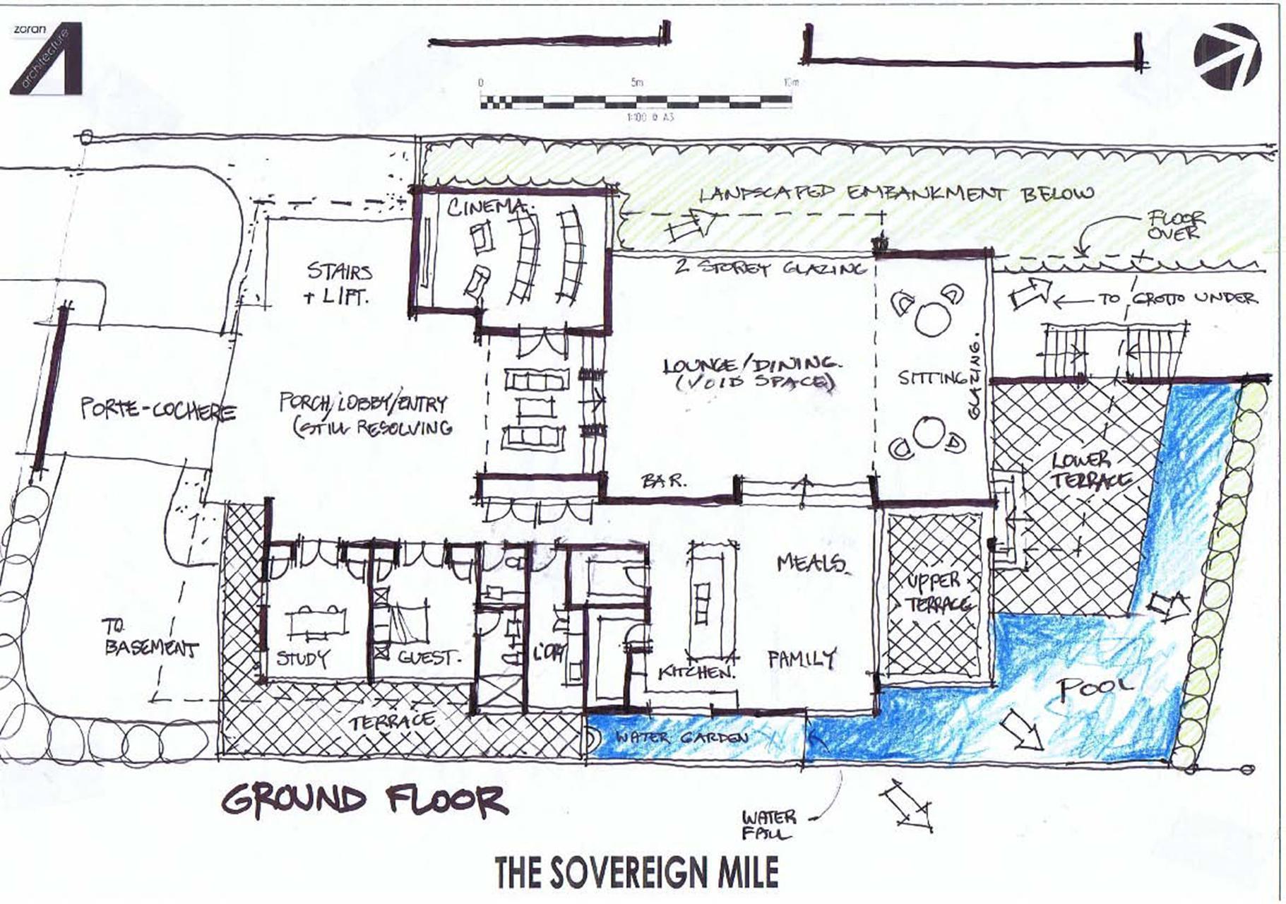 concept 1 - ground floor (level 1)